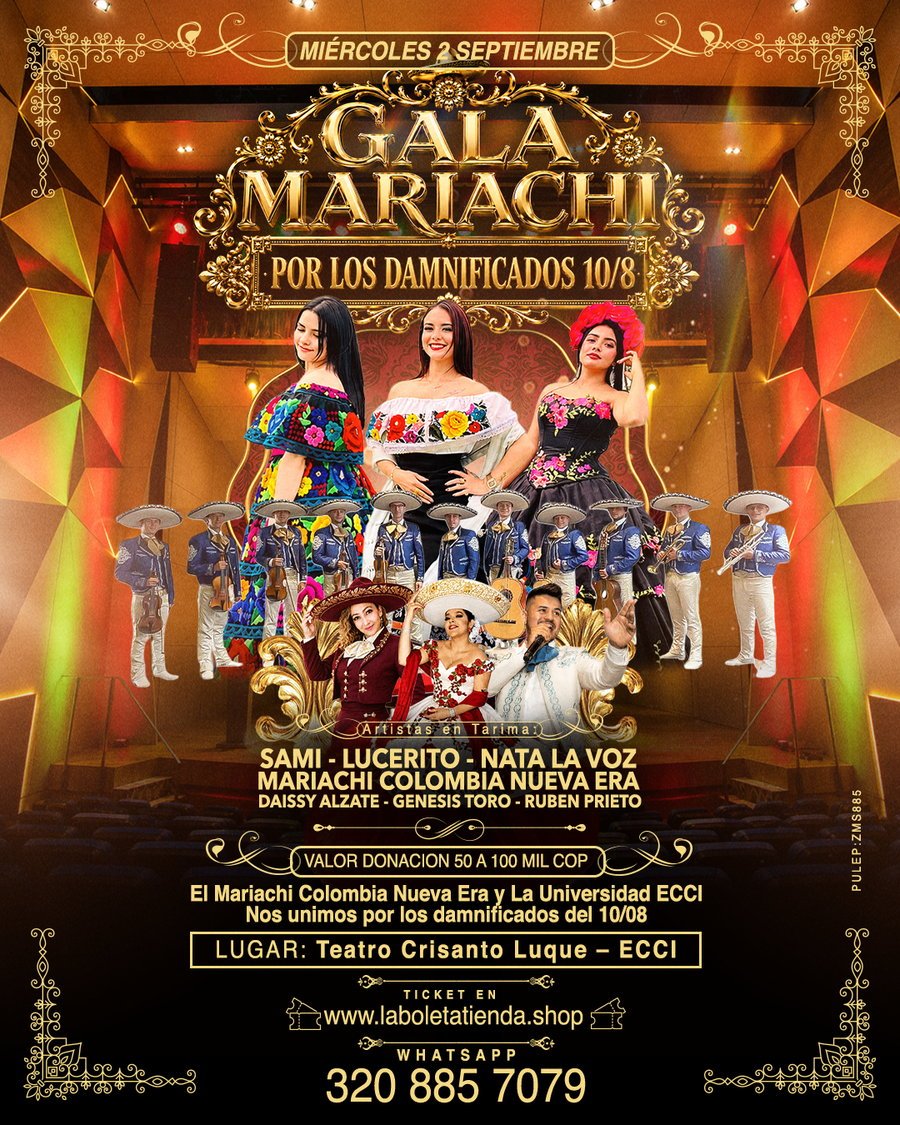 GRAN CONCIERTO ANIVERSARIO Mariachi Colombia Nueva Era